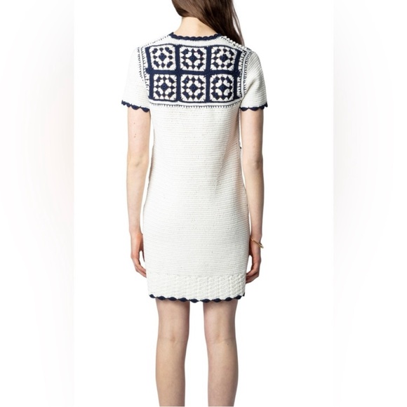Zadig & Voltaire Imany Crochet Mini Dress - Picture 4 of 10